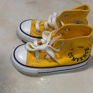 Converse Kids Bright Yellow High-Tops